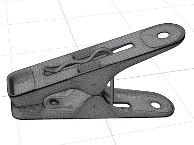 Plastic Clothespins  3D model