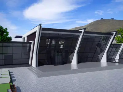 Conference centre 3D model