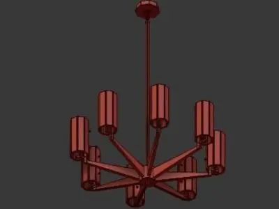 VENDOME ROUND CHANDELIE 3D model