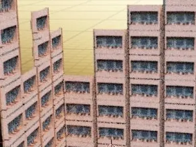 Buildings generator Free 3D model