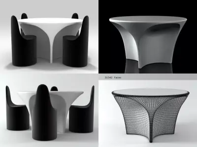 Landscape Table 3D model