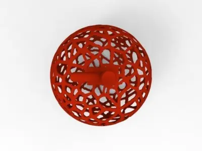 Voronoi Apple 3D print model