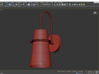 LAURA WALL 2 Low-poly 3D model