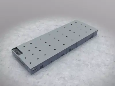 EDDB Storage 2B Low-poly 3D model