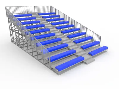 Collection Bleachers 16 3D Model Pack