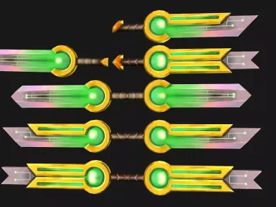 Stylized Sci-Fi Collection Low-poly 3D model