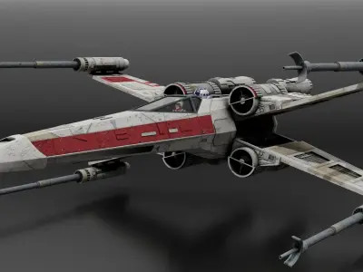 Star Wars T65b X-Wing Starfighter 3D model