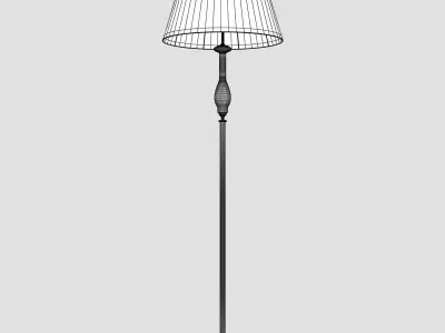 Possoni 227-P floor lamp Low-poly 3D model