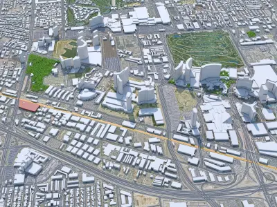 Las Vegas Strip Nevada USA Low-poly 3D model