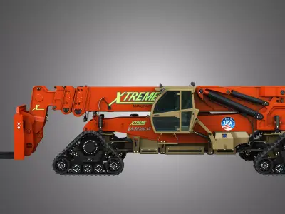 XR50100-G  Xtreme Telehandler 3D model