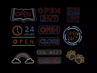 Neon Sign 3D model