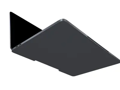 Laptop Mockup v1 003 Low-poly 3D model