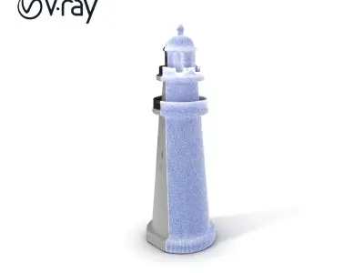 Lighthouse Structure Model Pack Low-poly 3D model