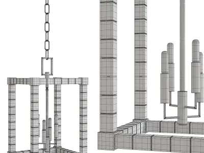 Alpine Pendant Low-poly 3D model