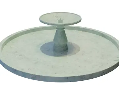 Fountain 3D model 4