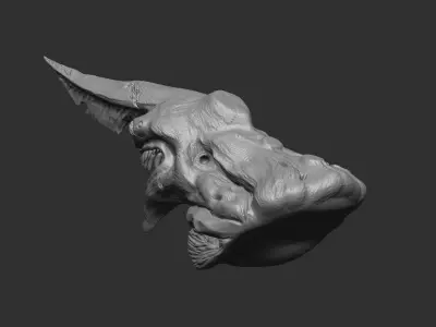 Pacific rim KnifeHead Bust 3D print model