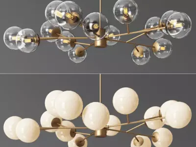 Orion 15 Light Pendant 3D model