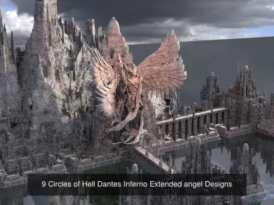 Dantes Inferno Collection 3D Model Pack
