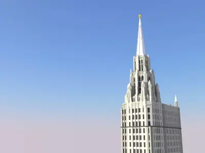 Chicago Temple Building 3D print model
