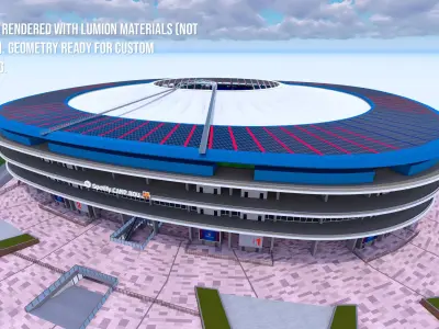 New Camp Nou - Viral YT Video - City not included 3D model