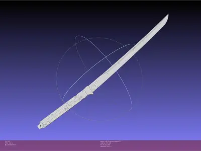 Metal Gear Rising Raiden High Frequency Blade Rework Assembly 3D print model