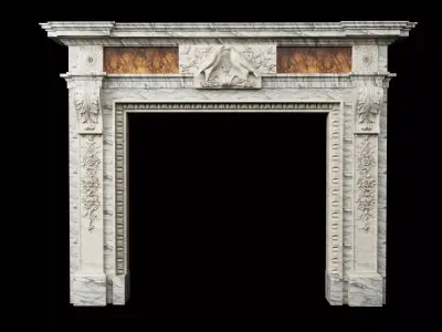 Eighteenth Century Fireplace 3D model