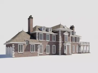 Build010 mansion 3D model