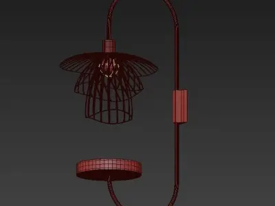 PAPILLON wall lamp 3D model