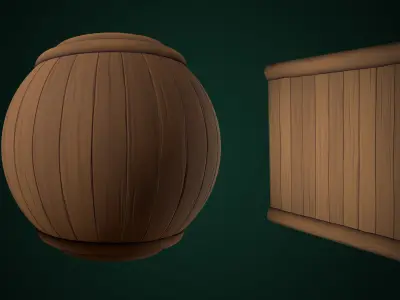 Wood stylized texture vol1 rompas Texture
