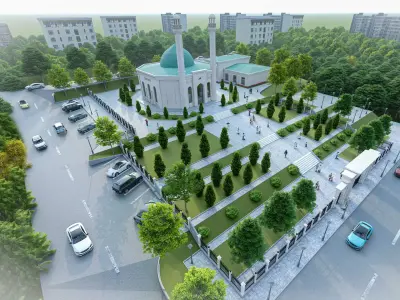 MOSQUE BUILDING 3D model