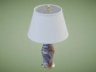 Modern  Table Lamp Low-poly 3D model