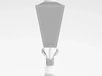 Street Lamp Low-poly 3D model