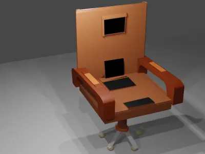 3D OFFICE CHAIR  3D model