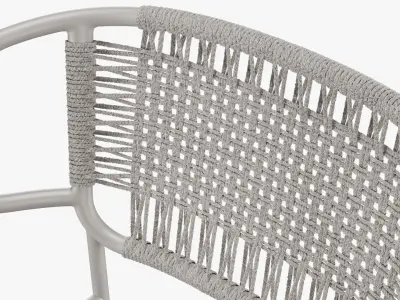SILLA DE EXTERIOR POSITANO 3D model