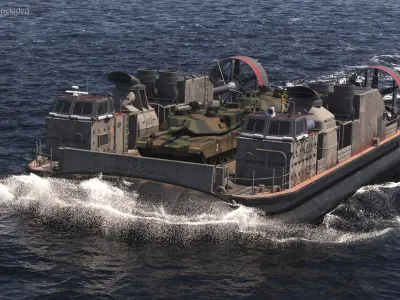  Military Hovercraft and Tanks 