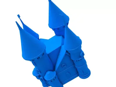 castle -  castle printer -  castle stl  3D print model