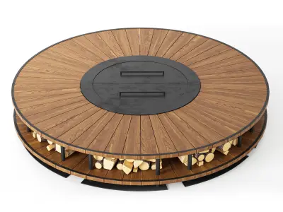 Fire Pit 04 3D model