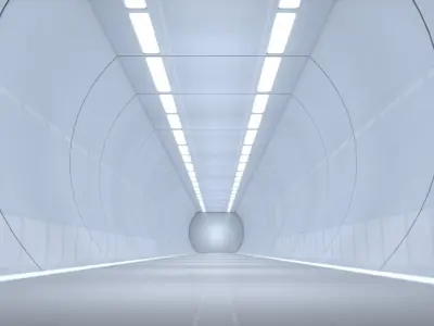 Sci Fi Corridor 3D model