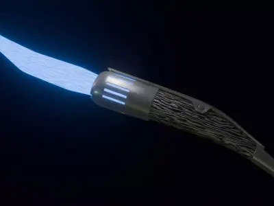 Sci-Fi Navaja Low-poly 3D model