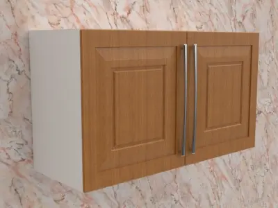 Hung Kitchen Cupboard Free low-poly 3D model
