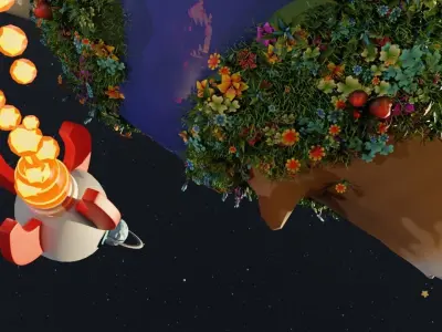 Space Cartoon  3D model