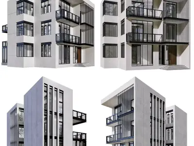 RESIDENTIAL BUILDING NO48 A 3D model