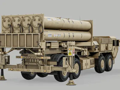  THAAD Complex US Mobile Anti-Ballistic Missile System PBR 