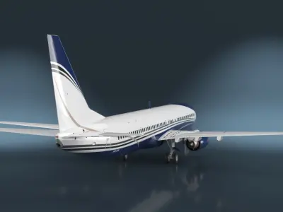  Boeing 737-900 ER with Cabin and Doors 