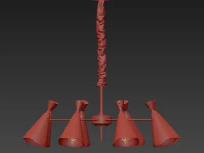 Delightfull Duke Chandelier 3D model