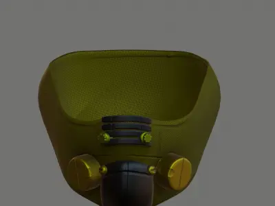 Gas mask helmet 3d model scifi Low-poly  Low-poly 3D model 223