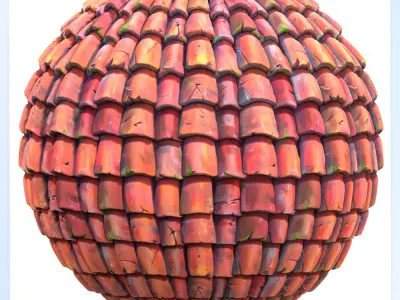 Stylized Roof Seamless Texture Texture