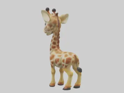 Babygiraffe Model 1 Low-poly 3D model