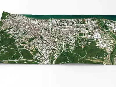 Cityscape Ordu Turkey 3D model
