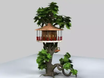 Tree House 3D model